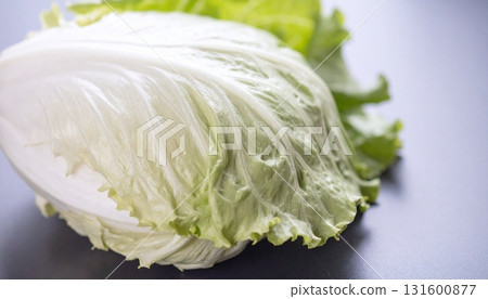 Crisp, bright green lettuce 131600877
