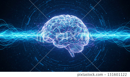 The evolution of technology as depicted by the digital brain 131601122