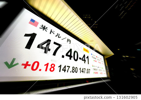 Tokyo cityscape, Japan 147.40-41 US dollars/yen (highest price update - 45,769.50 yen. Stock price/closing price) = 3rd Tokyo cityscape, Japan 147.40-41 US dollars/yen (highest price update - 45,769.50 yen. Stock price/closing price) = 3rd 131602905