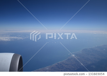 View from airplane window 131603054