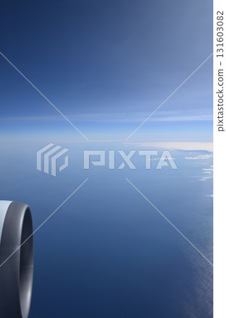 View from airplane window 131603082