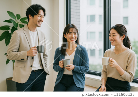 Employees on break Employees on break 131603123