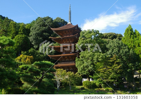 國寶Rurikoji寺五層寶塔 國寶Rurikoji寺五層寶塔 131603358
