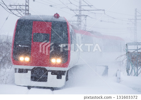 長野電鐵 雪猴 隆冬 131603372