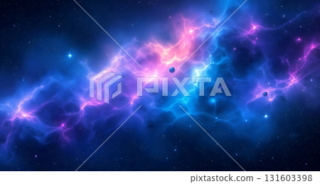 Deep Space Cosmic Nebula Glow  131603398