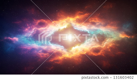 Deep Space Cosmic Nebula Glow  131603402