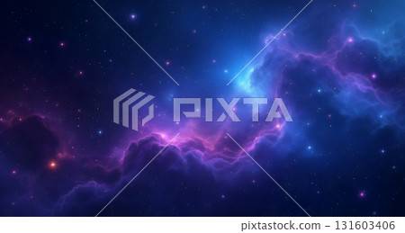 Deep Space Cosmic Nebula Glow Deep Space Cosmic Nebula Glow 131603406