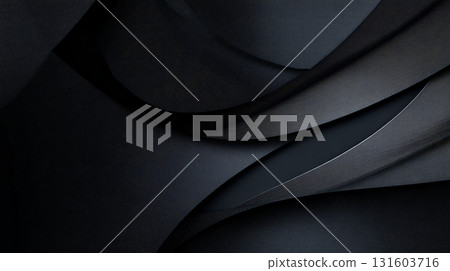 Art object for Black Friday, sales and promotions with a dark, black, colorful and effective theme. Luxury picture for advertising goods on the day of big discounts. Abstract background 131603716