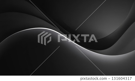 Art object for Black Friday, sales and promotions with a dark, black, colorful and effective theme. Luxury picture for advertising goods on the day of big discounts. Abstract background 131604317
