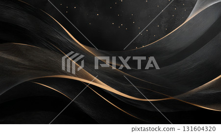 Art object for Black Friday, sales and promotions with a dark, black, colorful and effective theme. Luxury picture for advertising goods on the day of big discounts. Abstract background Art object for Black Friday, sales and promotions with a dark, black, colorful and effective theme. Luxury picture for advertising goods on the day of big discounts. Abstract background 131604320