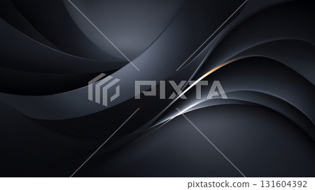 Art object for Black Friday, sales and promotions with a dark, black, colorful and effective theme. Luxury picture for advertising goods on the day of big discounts. Abstract background 131604392