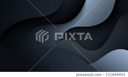 Art object for Black Friday, sales and promotions with a dark, black, colorful and effective theme. Luxury picture for advertising goods on the day of big discounts. Abstract background 131604403