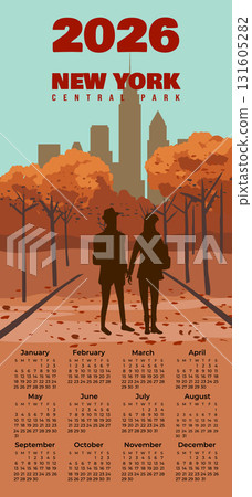 Monthly 2026 Calendar New York Central Park Poster Monthly 2026 Calendar New York Central Park Poster 131605282
