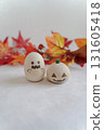 Natural and cute Halloween decorations (vertical composition) 131605418