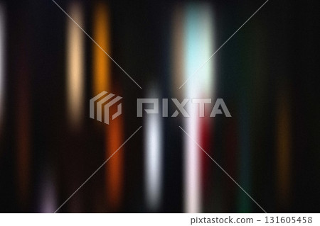 Dark vertical glowing blur lights with moody reflection Dark vertical glowing blur lights with moody reflection 131605458