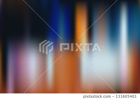 Vibrant vertical blurred stripes in warm and cool tones 131605481