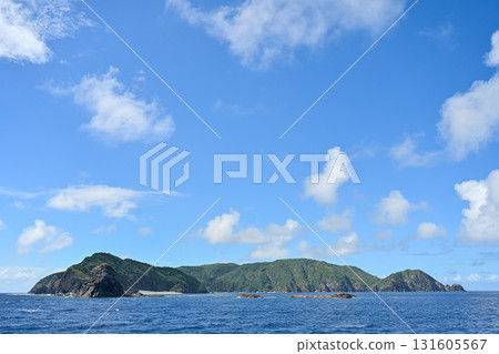 盛夏慶良間群島清澈蔚藍的海照[沖繩風景] 131605567