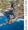 Panoramic view of the small village of Ponta do Sol, near Funchal. Madeira Island, Portugal 131605788