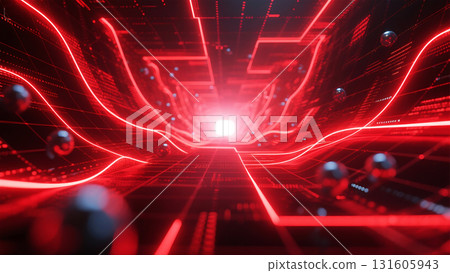 A vibrant landscape of rolling hills with a bright light shining from the top of the highest peak A vibrant landscape of rolling hills with a bright light shining from the top of the highest peak 131605943