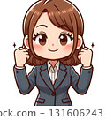 西裝革履的女人充滿動力 131606243