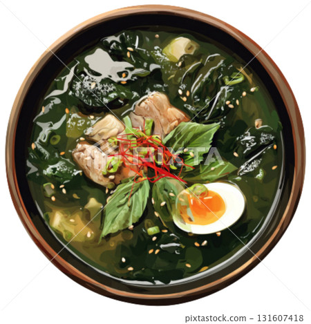 Seaweed soup 131607418