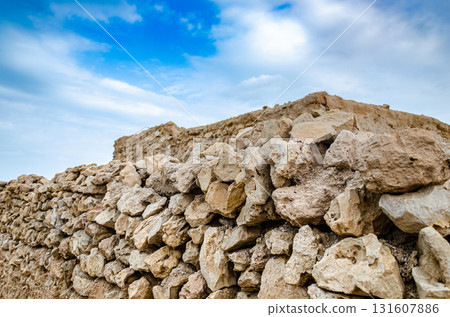 Ruins of an ancient fishing village 131607886