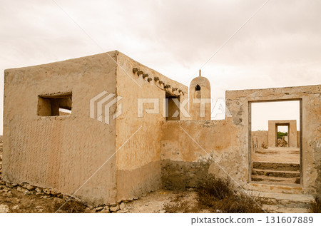 Ruins of an ancient fishing village 131607889