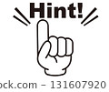 Hint, finger, inspiration, idea, come up with, hand Hint, finger, inspiration, idea, come up with, hand 131607920