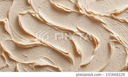 Beige colored creamy textured smooth abstract background 131608120
