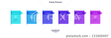 Modern Vector Infographic Banner. Business Illustration for presentation Modern Vector Infographic Banner. Business Illustration for presentation 131608497