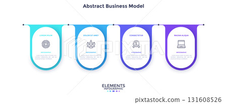 Modern Vector Infographic Banner. Business Illustration for presentation 131608526
