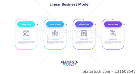 Modern Vector Infographic Banner. Business Illustration for presentation 131608545