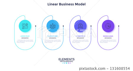 Modern Vector Infographic Banner. Business Illustration for presentation 131608554