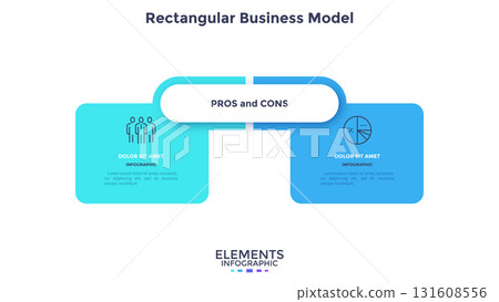 Modern Vector Infographic Banner. Business Illustration for presentation 131608556