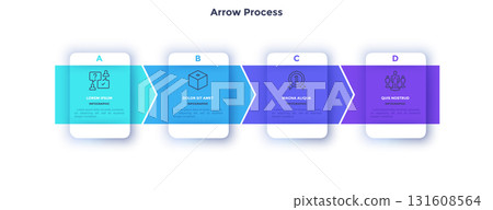Modern Vector Infographic Banner. Business Illustration for presentation 131608564