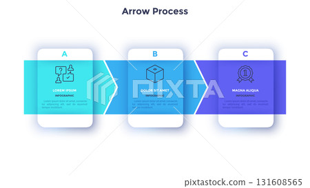 Modern Vector Infographic Banner. Business Illustration for presentation Modern Vector Infographic Banner. Business Illustration for presentation 131608565