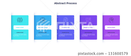 Modern Vector Infographic Banner. Business Illustration for presentation 131608579