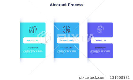 Modern Vector Infographic Banner. Business Illustration for presentation Modern Vector Infographic Banner. Business Illustration for presentation 131608581