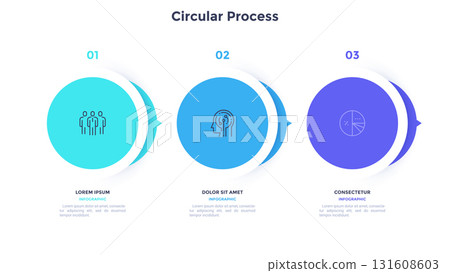 Modern Vector Infographic Banner. Business Illustration for presentation 131608603