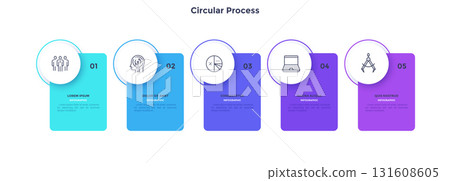 Modern Vector Infographic Banner. Business Illustration for presentation 131608605