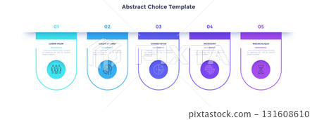Modern Vector Infographic Banner. Business Illustration for presentation Modern Vector Infographic Banner. Business Illustration for presentation 131608610