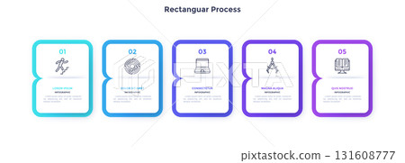 Modern Vector Infographic Banner. Business Illustration for presentation Modern Vector Infographic Banner. Business Illustration for presentation 131608777