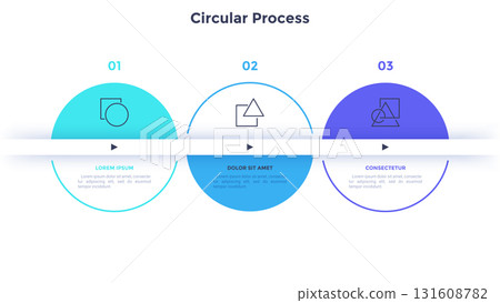 Modern Vector Infographic Banner. Business Illustration for presentation Modern Vector Infographic Banner. Business Illustration for presentation 131608782