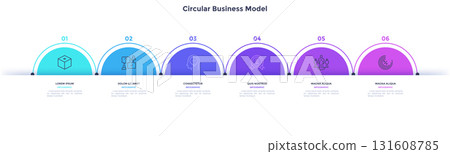 Modern Vector Infographic Banner. Business Illustration for presentation Modern Vector Infographic Banner. Business Illustration for presentation 131608785