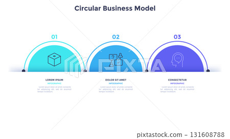 Modern Vector Infographic Banner. Business Illustration for presentation 131608788
