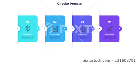 Modern Vector Infographic Banner. Business Illustration for presentation 131608791