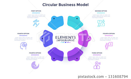 Modern Vector Infographic Banner. Business Illustration for presentation Modern Vector Infographic Banner. Business Illustration for presentation 131608794