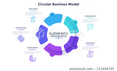 Modern Vector Infographic Banner. Business Illustration for presentation Modern Vector Infographic Banner. Business Illustration for presentation 131608795