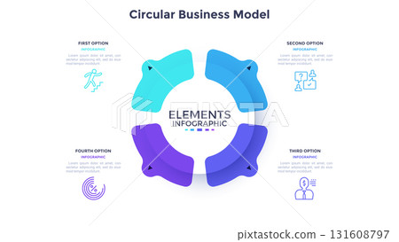 Modern Vector Infographic Banner. Business Illustration for presentation 131608797