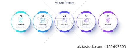 Modern Vector Infographic Banner. Business Illustration for presentation Modern Vector Infographic Banner. Business Illustration for presentation 131608803